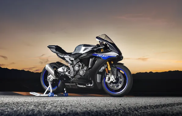 Picture the evening, bike, Yamaha, 2018, YZF, R1M