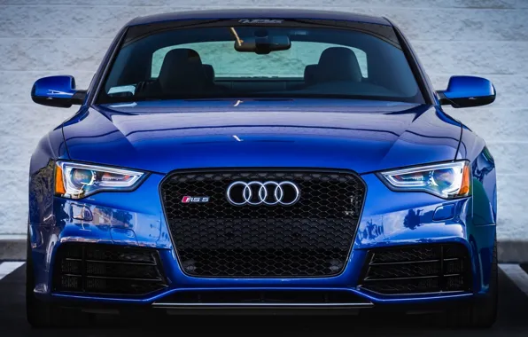 Blue, Audi, Parking