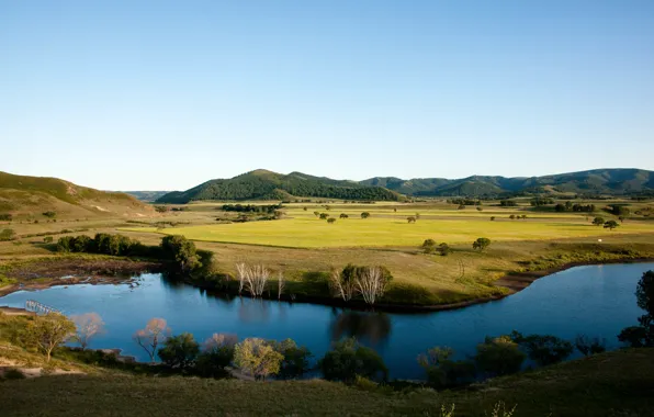 Picture landscape, nature, prairie