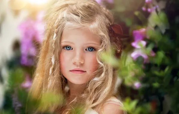 Look, portrait, girl