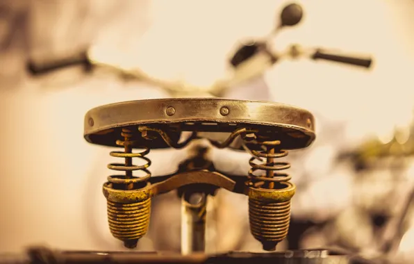 Picture bike, background, saddle