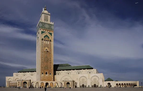 Morocco, Casablanca, Marocco, Casablanca, The mosque of Hassan II, Moschea di Hassan II