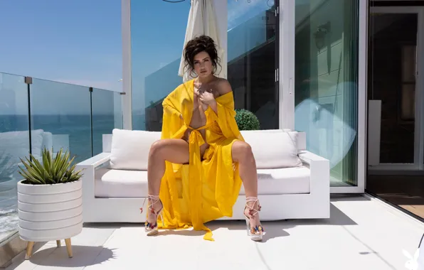 Sea, chest, look, the sun, sexy, pose, model, body