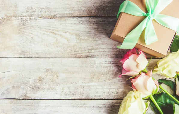 Love, gift, heart, roses, bouquet, love, pink, pink