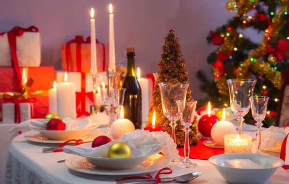Holiday, new year, Christmas, candles, christmas, new year, happy new year, merry christmas