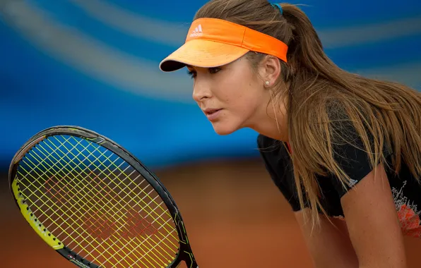Picture racket, Belinda Bencic, Swiss tennis player, Belinda Bencic