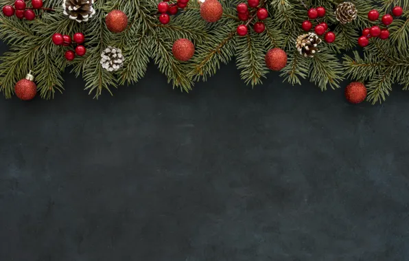 Decoration, balls, Christmas, New year, christmas, balls, wood, decoration