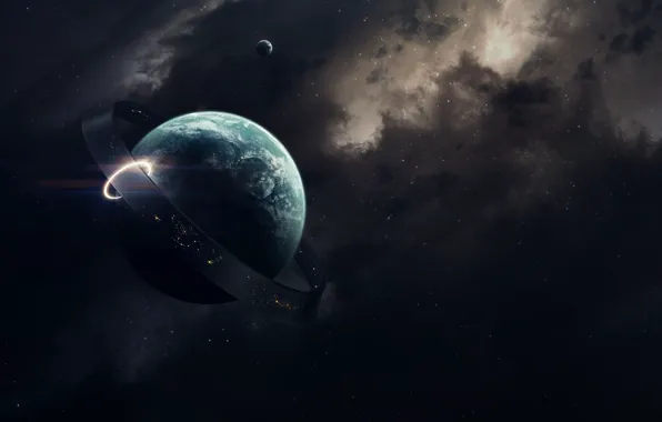Stars, Planet, Space, Nebula, Star, Planet, Planets, Ring