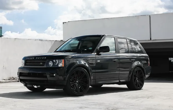 Picture Range Rover, Black, Sport, Luxury, lowered, HSE