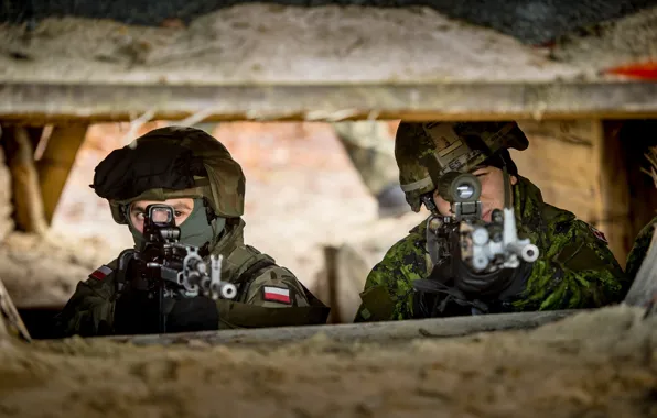 Weapons, army, soldiers