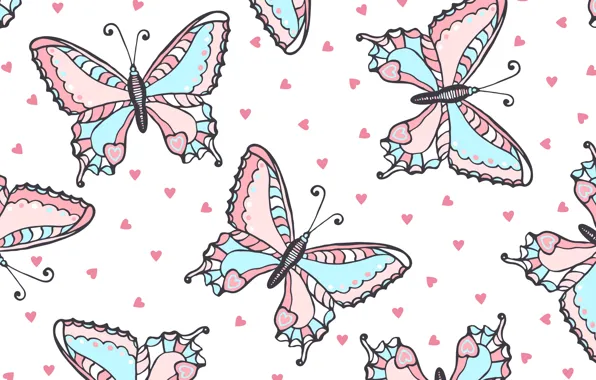 Picture texture, background, butterfly