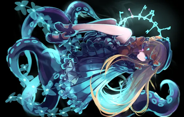 Butterfly, anime, art, girl, Fate Grand Order, suplicy, The destiny of a great campaign, Abigail …