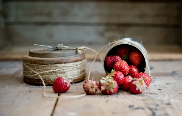 Berries, background, strawberry