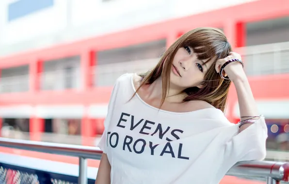 Look, girl, background