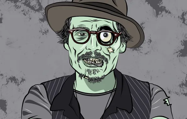 Zombies, johnny depp, johnny Depp, walking dead, the walking dead