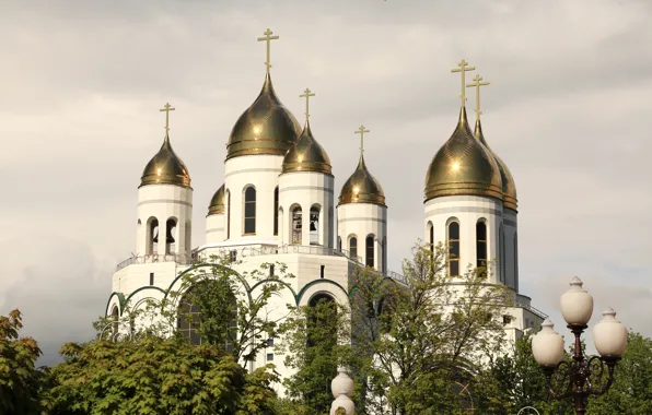 Church, Russia, dome, Kaliningrad