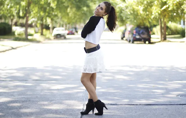 Look, girl, sexy, brunette, legs, Chelsea Fox, karnatka