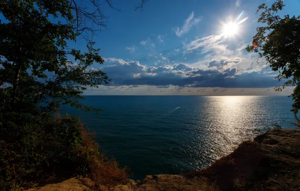 Sea, the sky, Russia, water surface, The black sea, Krasnodar Krai, Sergey Sergeev