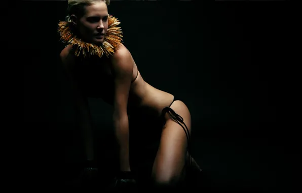 Girl, beautiful, on my knees