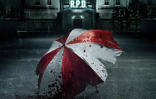 Picture poster, 2021, Resident Evil: Welcome to Raccoon City, Resident Evil: Raccoon City
