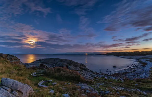 Picture the evening, Norway, Norway, Raet National park