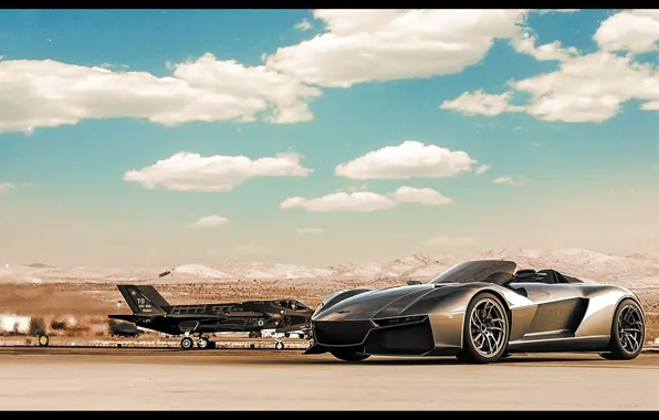 The sky, Supercar, F-35, Supercar, 2014, Rezvani, Rezvani Beast