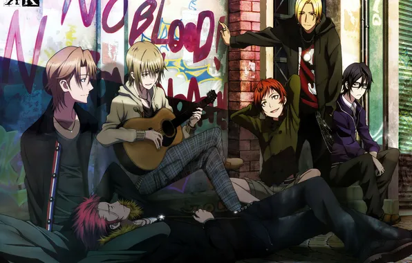 Picture memory of red, k project, homra, anime to
