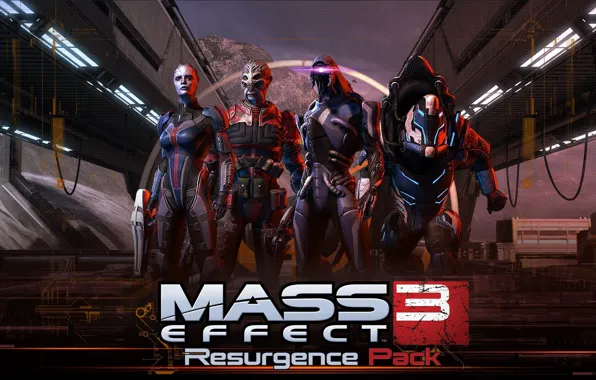 Picture Mass Effect, Azari, Resurgence Pack, Get, Batarians, Krogan