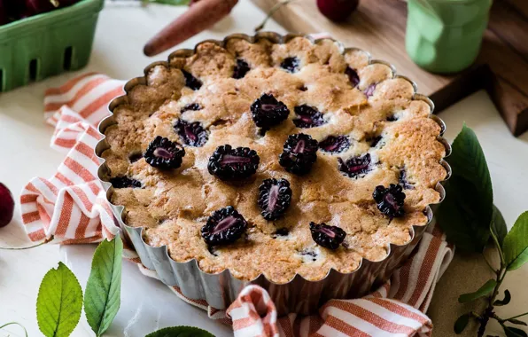 Picture pie, cakes, BlackBerry, sweet