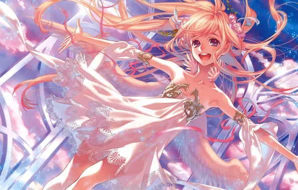 Girl, Wings, Art, midori foo