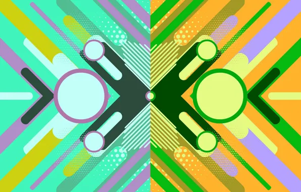 Color, background, figure, different