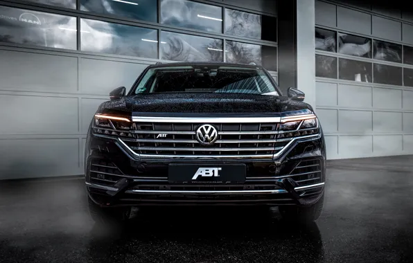 Picture Volkswagen, front view, Touareg, SUV, ABBOT, 2019