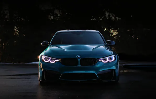 Picture BMW, Blue, Predator, F80, Sight, LED