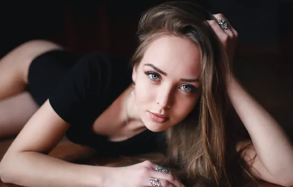 Look, girl, face, pose, background, sweetheart, model, portrait