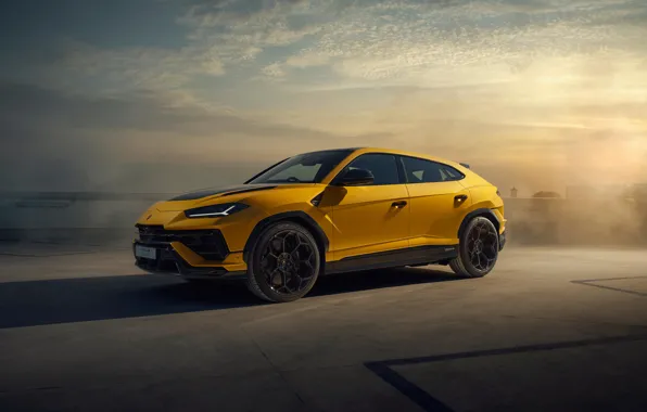 Picture Yellow, Lamborghini, SUV, SUV, Lamborghini Urus, High performance luxury crossover, Luxury Crossover, High-performance