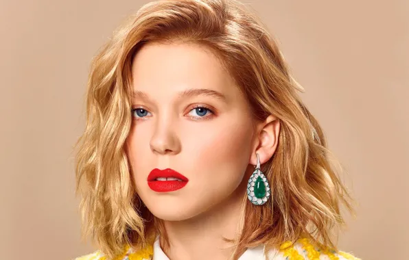 Picture look, model, portrait, makeup, actress, hair, Lea Seydoux, Lea Seydoux