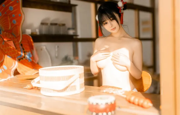 Ass, Asian, breast, asian, sakurai ningning