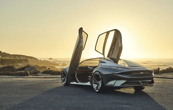 Sunset, coupe, Bentley, door, concept car, 2019, EXP 100 GT