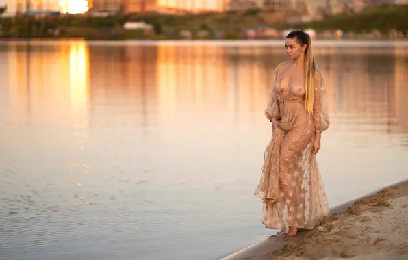 Chest, girl, Kate, Andrey POPOV