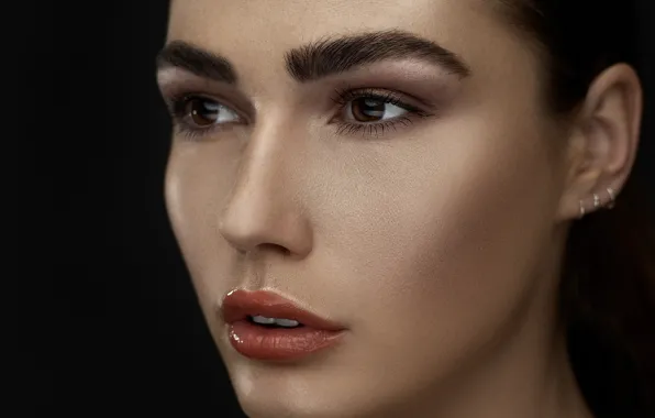 Look, girl, portrait, retouching