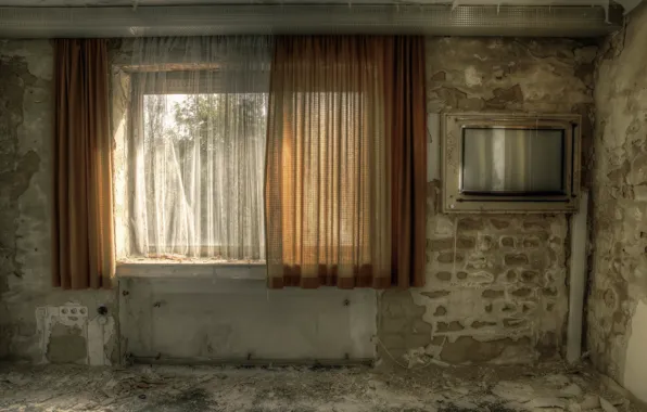 Room, interior, window