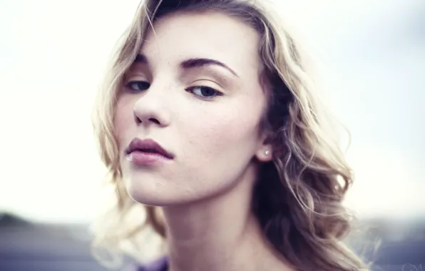 Girl, woman, model, face, blonde, female, Rachel Yampolsky