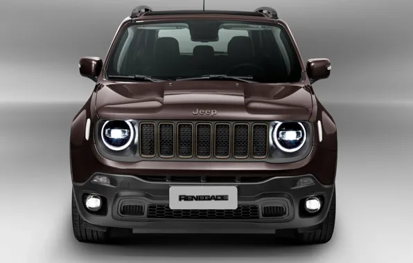Front view, 2018, Jeep, Limited, Renegade