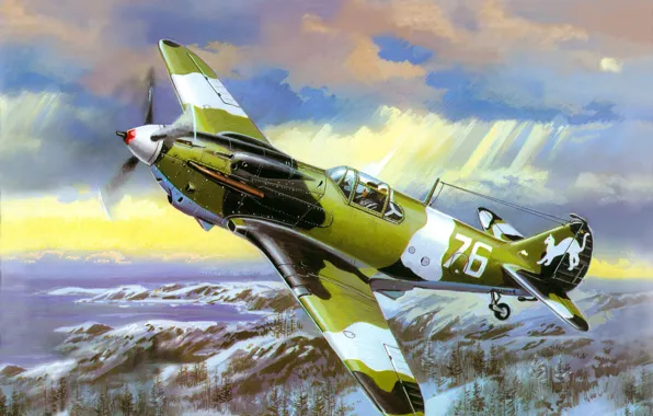 Picture aviation, the plane, the great Patriotic war, LaGG-3
