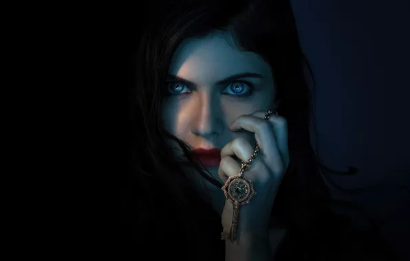 Look, makeup, key, the series, poster, Alexandra Daddario, Alexandra Daddario, Mayfair Witches