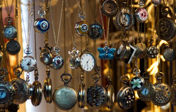 Time, background, watch