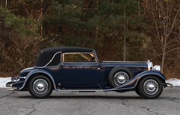 Convertible, side view, luxury, Suite, luxury, retro cars, Cabriolet, Horch