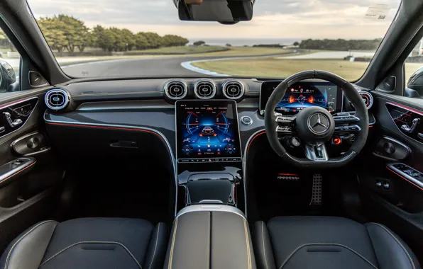 Mercedes, Mercedes, AMG, Australia, Performance, AMG, the interior of the car, 2023