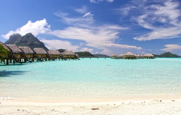 Tropics, the ocean, the hotel, Laguna, Bungalow