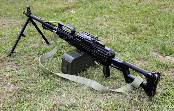 Picture machine gun PKP, Pecheneg, Pecheneg